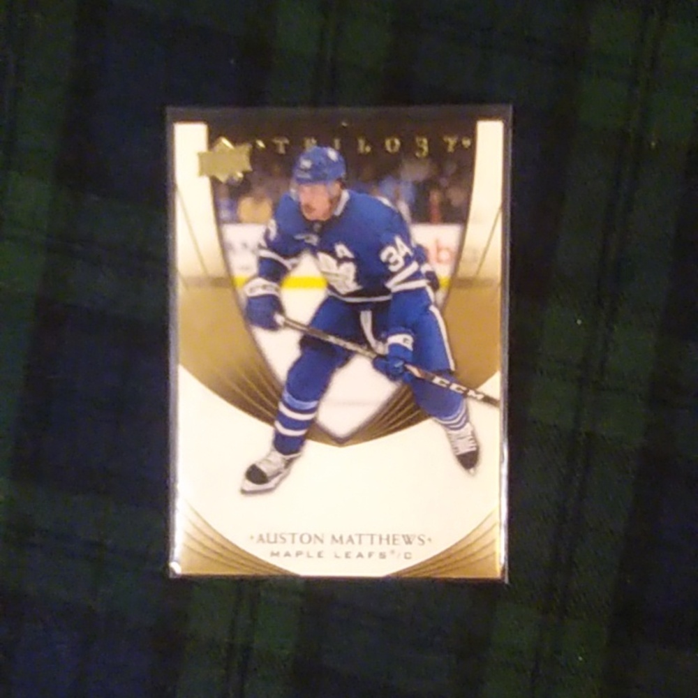 Auston Matthews 2021 Upper Deck Trilogy Card / Hockey Card